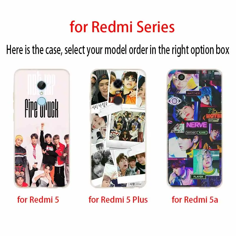 Мягкий чехол lockscreen taeil nct для Xiaomi Redmi Note 10 9 8 7 6 5 Pro Max 10S 9S 9T 8T 4G|Бамперы| |