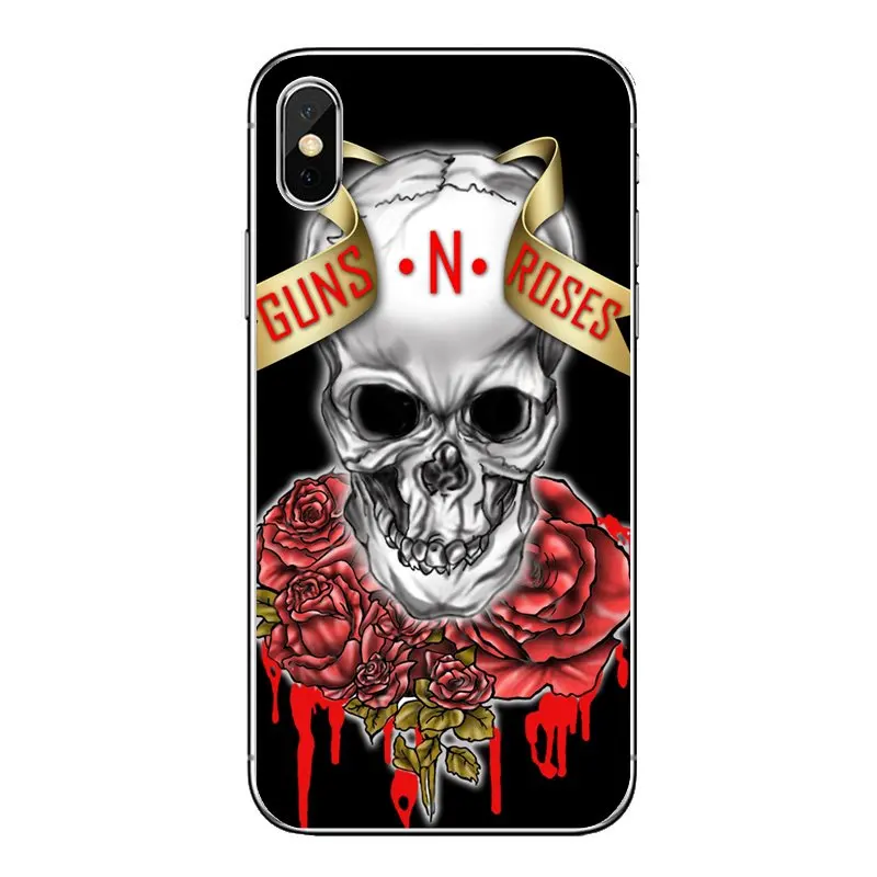 Для Nokia 2 3 5 6 8 9 230 3310 1 7 Plus мягкий прозрачный корпус крышки guns n roses музыкальная