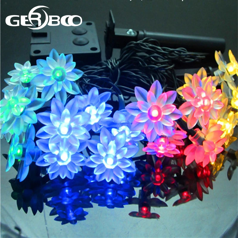 20 LED La Luz Solar Garden String Lights Christmas Lamps KTV Party Decoration Outdoor Waterproof Street Lighting | Лампы и освещение