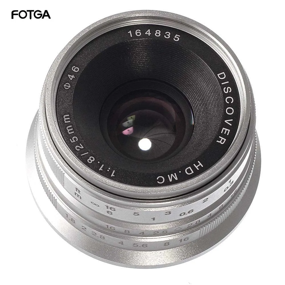 25 мм F/1 8 основной объектив Ручной фокус MF для Sony E mount A6500 A6300 NEX 3 3N/3R/C3/F3K A7 A7II A7R A7RII A7S