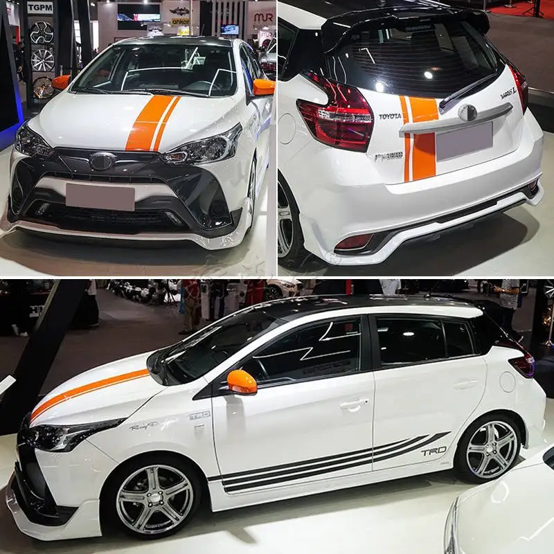 Для Toyota YARiS L to dazzle автомобильные наклейки pull flowers Vios FS декоративные