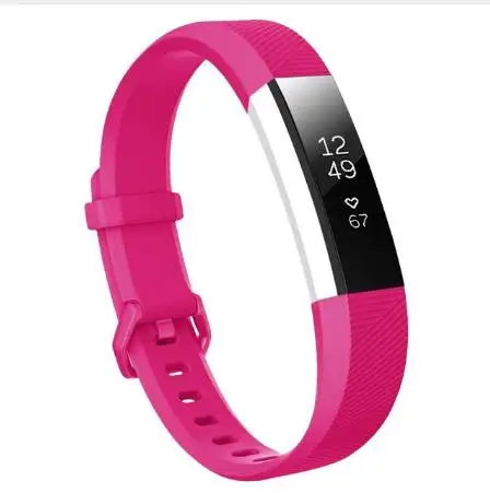 Rose Odog силиконовый дышащий ремешок для Fitbit Alta/HR Смарт часы браслет Высокое качество Аксессуары для часов Ремешки часы браслет - Цвет: Rose
