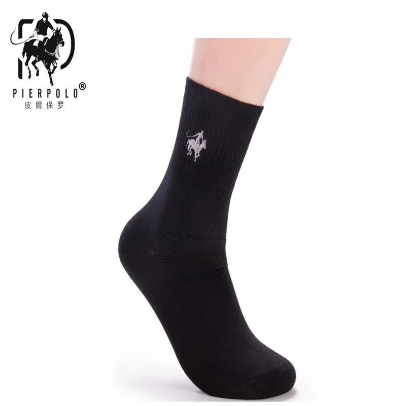 Новое поступление мужские носки из чесаного хлопка брендовые PIER POLO цветные (5