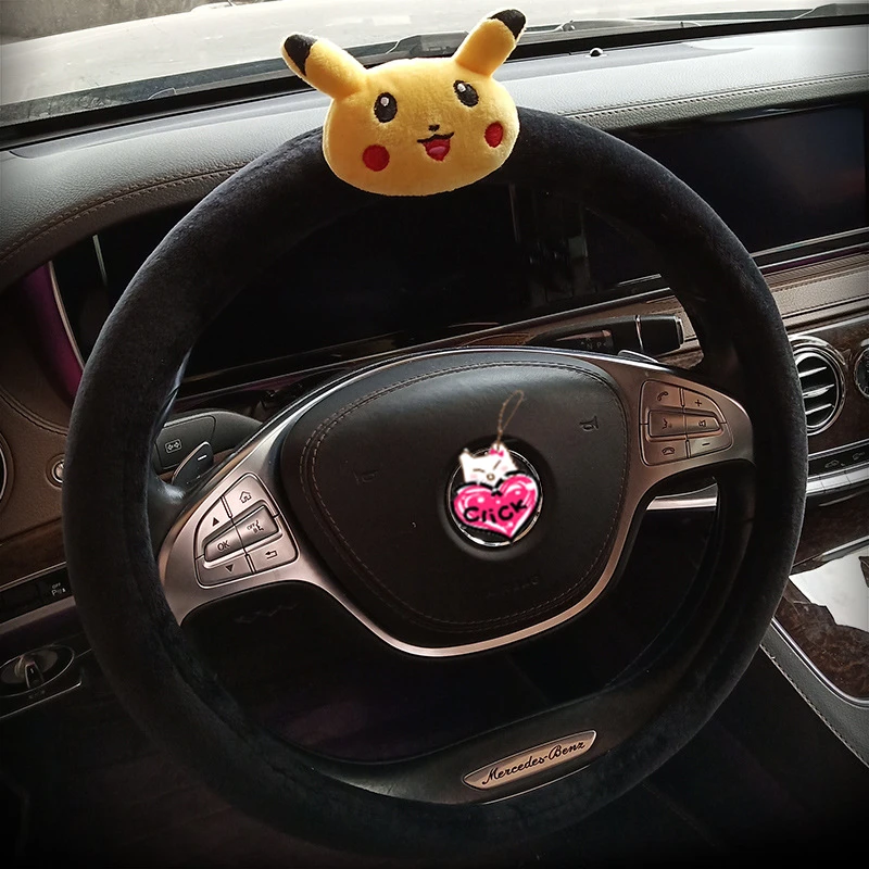 1 шт. чехол рулевого колеса автомобиля с монстрами из мультфильма pocket pokemon Pikachu