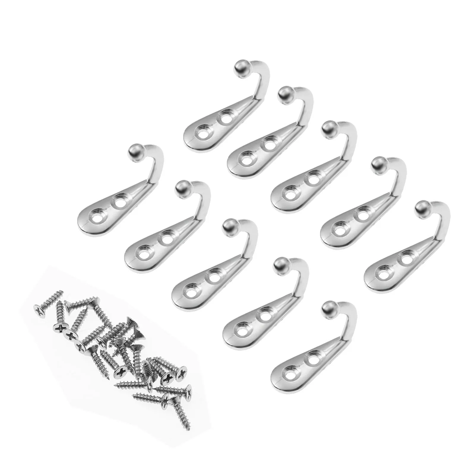 Античные Мини-вешалки из цинкового сплава 10 шт. настенная вешалка для шляп пальто