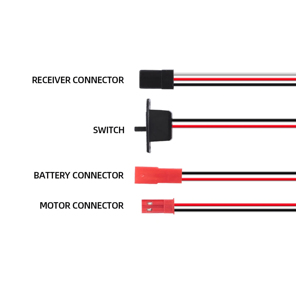 Оригинальный 2 шт. 2S 10A матовый ESC электронный регулятор скорости с 5В/1А BEC для 1/16 1/18