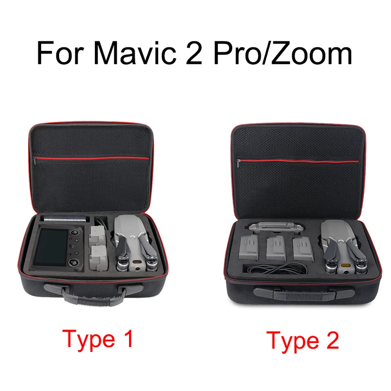 Для Mavic 2 Чехол для переноски жесткий чехол для хранения для Mavic 2 Pro/Zoom камера Дрон и умный контроллер коробка