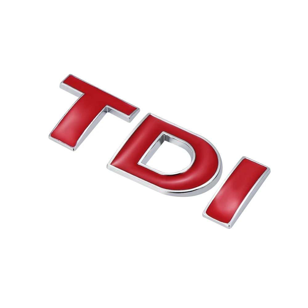 Стайлинг автомобиля значок TDI наклейка стикер для 3D Алфавит эмблемы и аксессуары