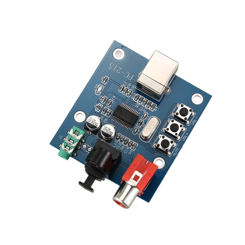 Звуковая карта PCM2704USB ЦАП Декодер USB вход коаксиальное волокно Hi-Fi звуковая