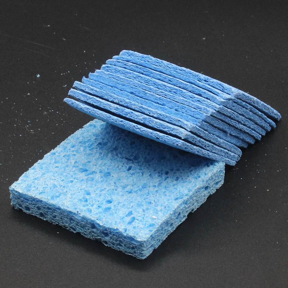 Chuilian blue Clean инструмент высокая температура прочный Condense Электрический припой Сварка паяльник наконечник Чистящая губка