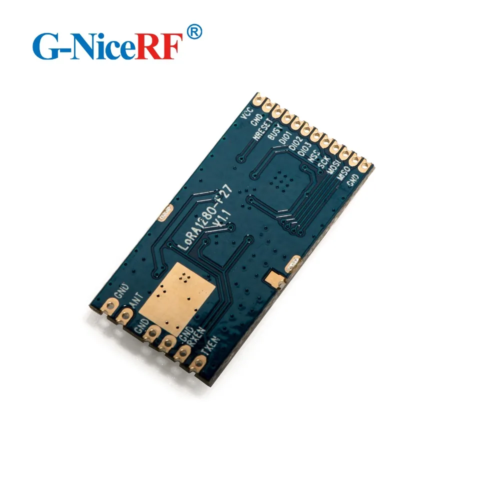2 шт. LoRa1280F27 500 МВт 2,4 г SX1280 чип 27dBm 2,4 GHz RF модуль