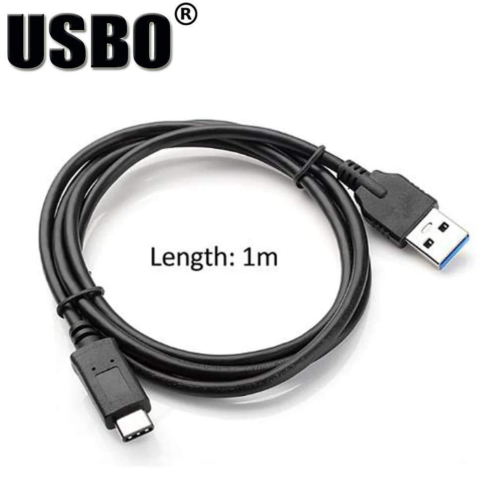 Высокое качество белые черные 0 3 м 1 2 USB3.1 линия передачи данных Тип C male к usb-вилке