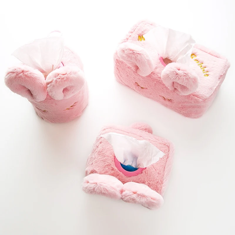 Автомобильный держатель tissue box boite a mouchor papel higienico divertido porta guardanapo Милая туалетная бумага Япония стиль плюшевые съемные