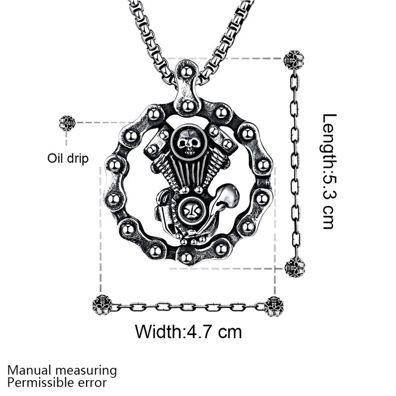 Тигр Тотем Бесплатная доставка Винтаж ювелирные изделия в стиле панк череп куклы