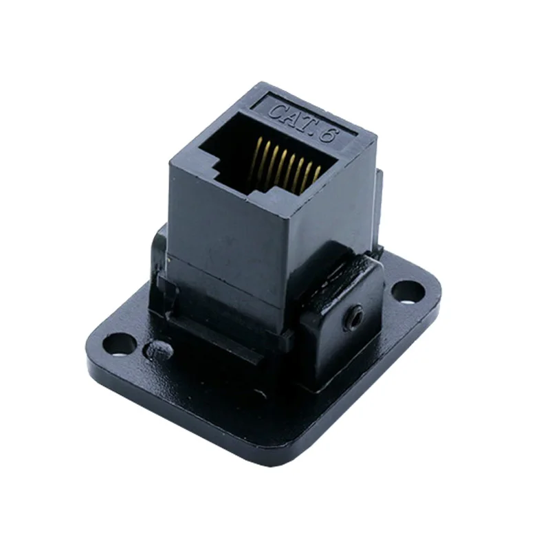 10 шт./лот 8P8C RJ45 CAT6 Панельное крепление гнездовой адаптер сетевой Ethernet Модульный