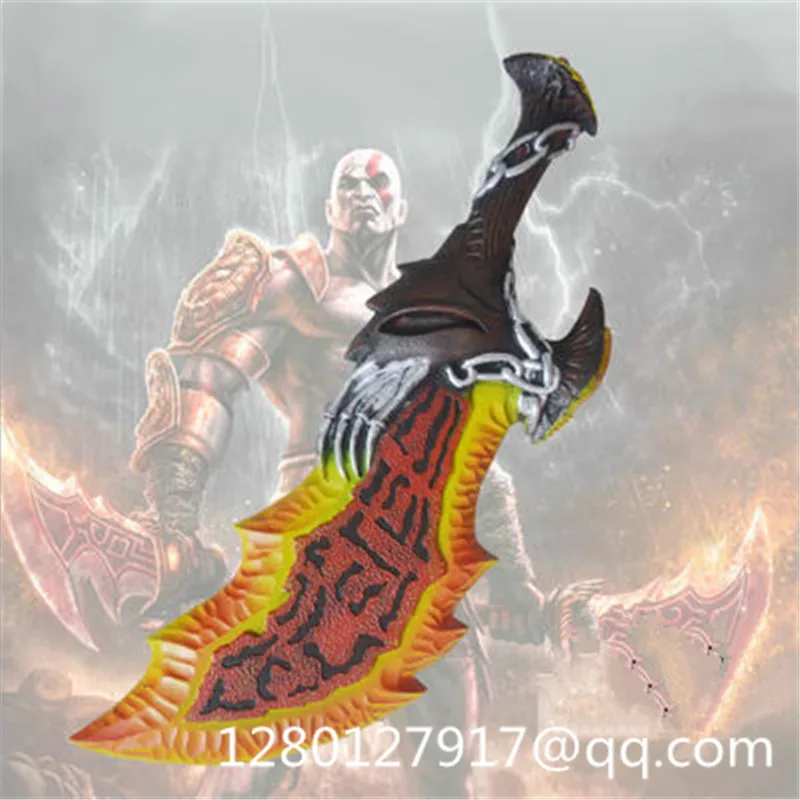 NECA God of War 3 Kratos нож пламя 1:1 COS имитация оружия реквизит PU фигурка Коллекционная