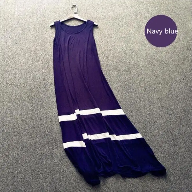 Женское Хлопковое платье с круглым вырезом черное серое темно синее красное