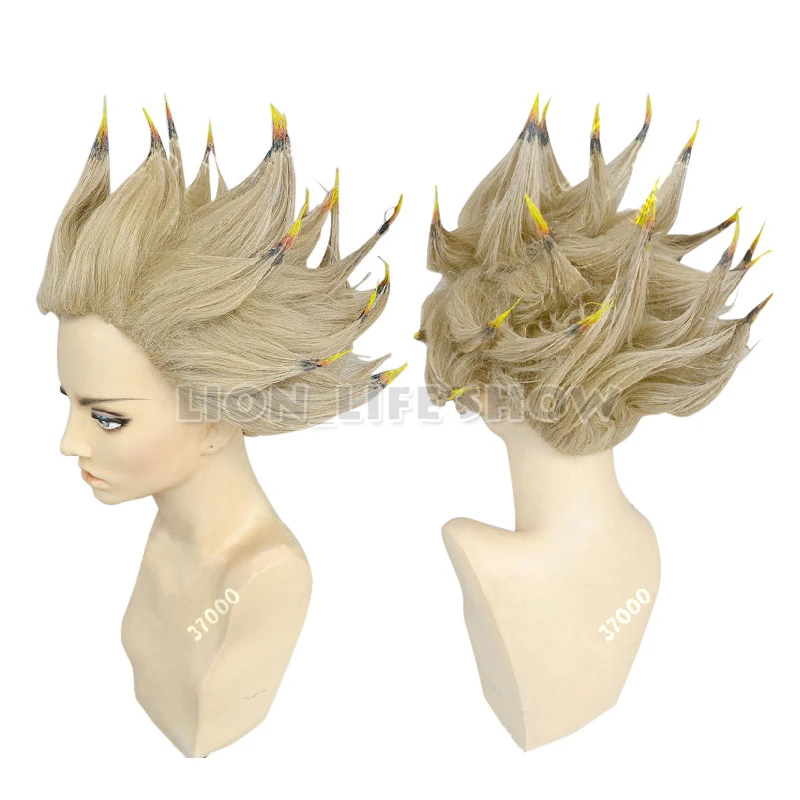 Игра OW Жаростойкие волосы Junkrat светлый блонд Омбре косплей парик|Игровые костюмы|
