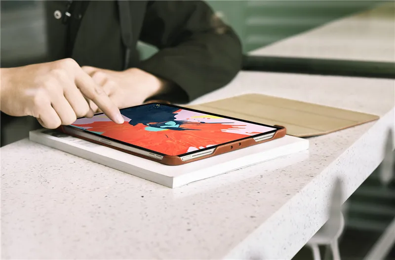 Смарт-чехол iCarer из натуральной кожи винтажная серия для iPad Air 10 9 2020 Pro 11 12 2018 |