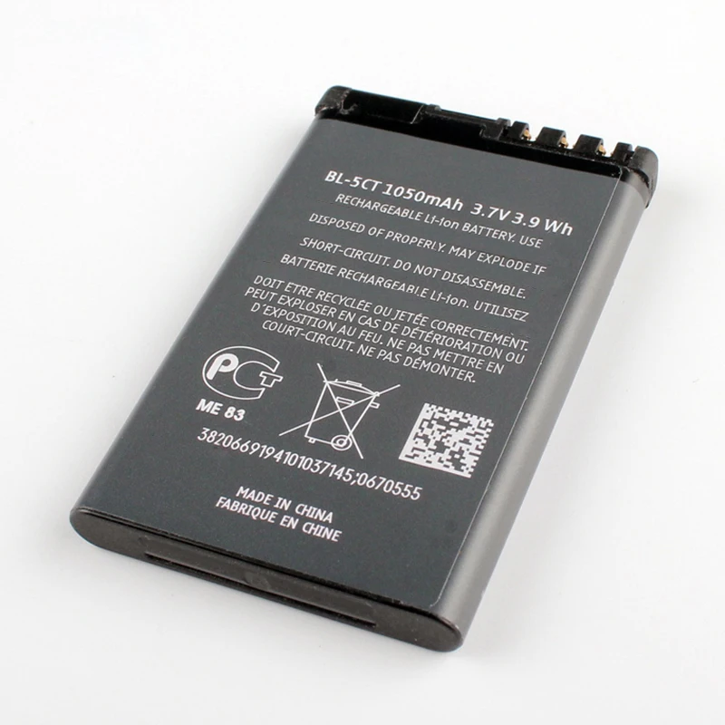 

Original High Capacity BL-5CT Li-ion Replacement Battery For NOKIA 5220XM 6730 C5-00 C6-01 C3-01 6303C