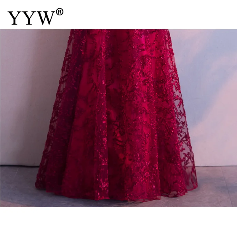 Elegant Red Floral Lace Wedding Bridal Gown Tulle Flowers Party Dresses 2020 Sexy Off Shoulder Formal Dress Fashion Long | Свадьбы и