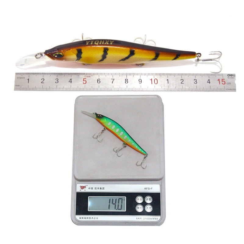 YTQHXY Minnow рыболовная Тонущая приманка с длинным отливом жесткая 13 см 14 г воблеры и