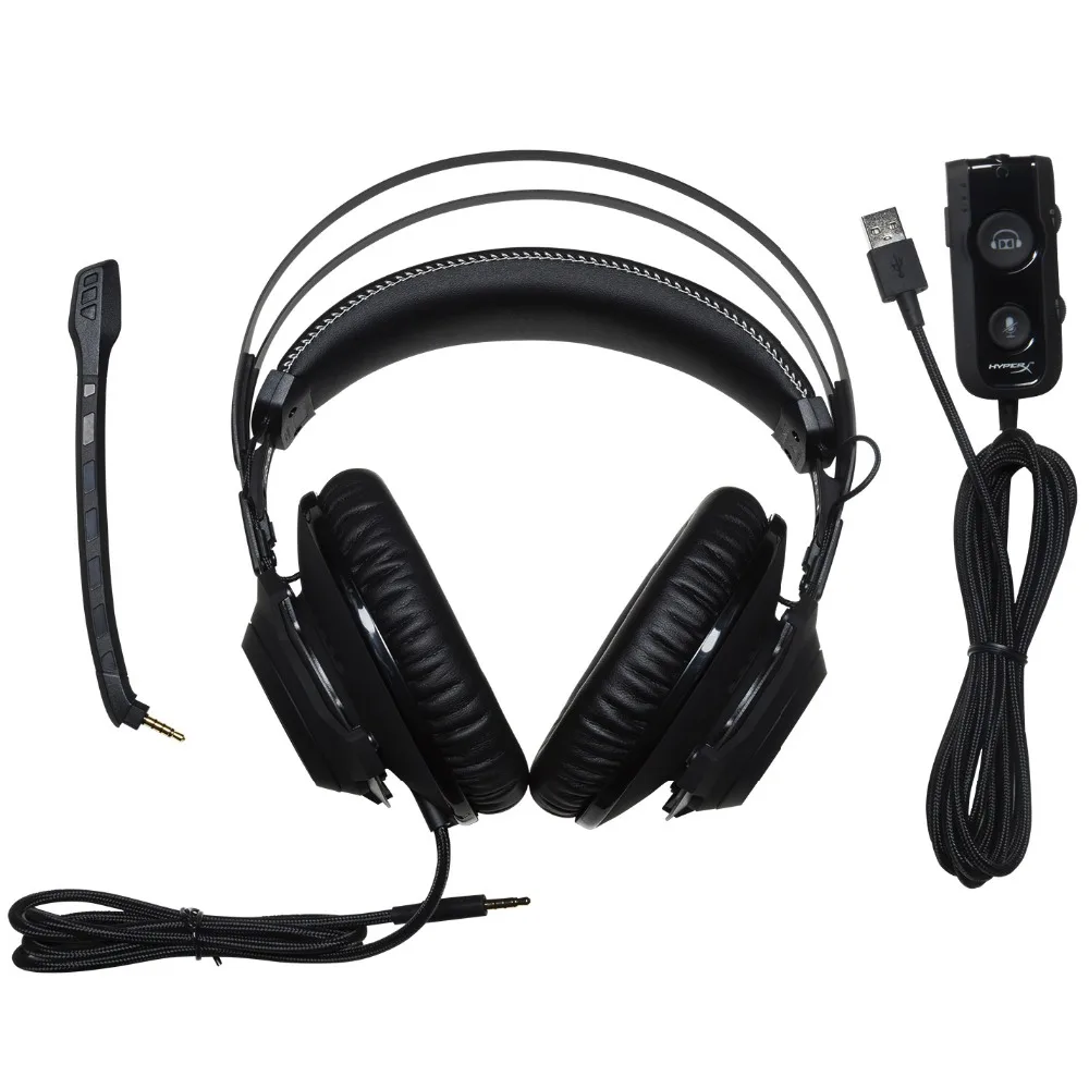Наушники Dolby 7 1 с объемным звуком Kingston HyperX игровая гарнитура для ПК PS4 PRO Xbox