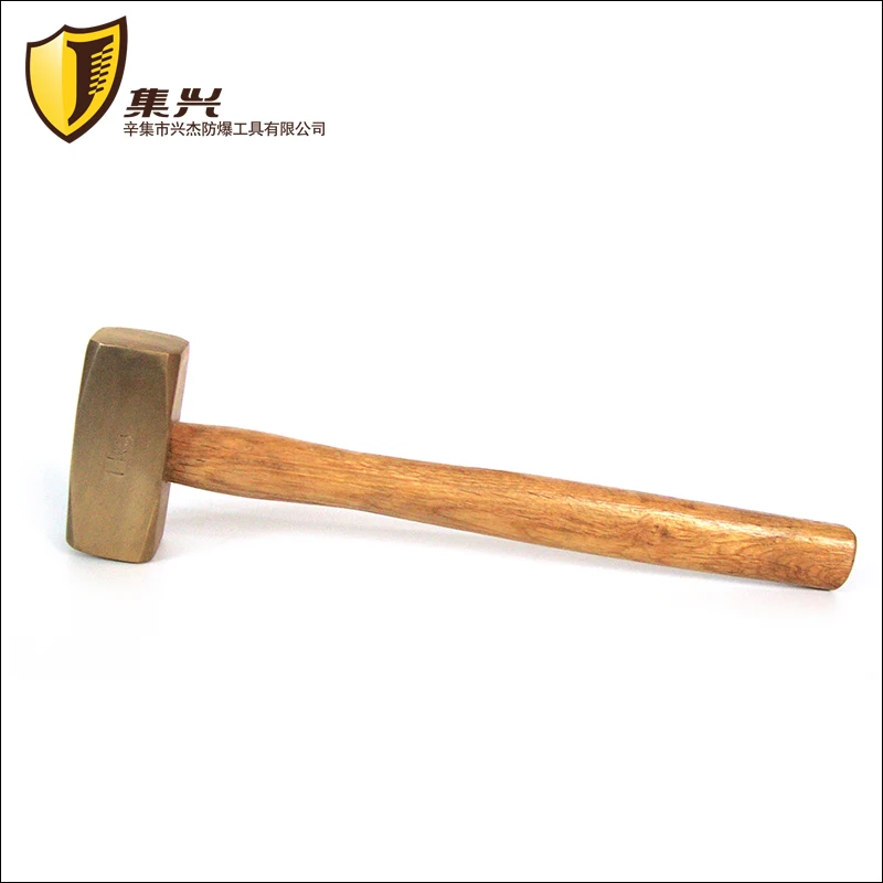 2kg,Explosion-proof wooden handle masonry hammer, masonry hammer, explosion-proof tools