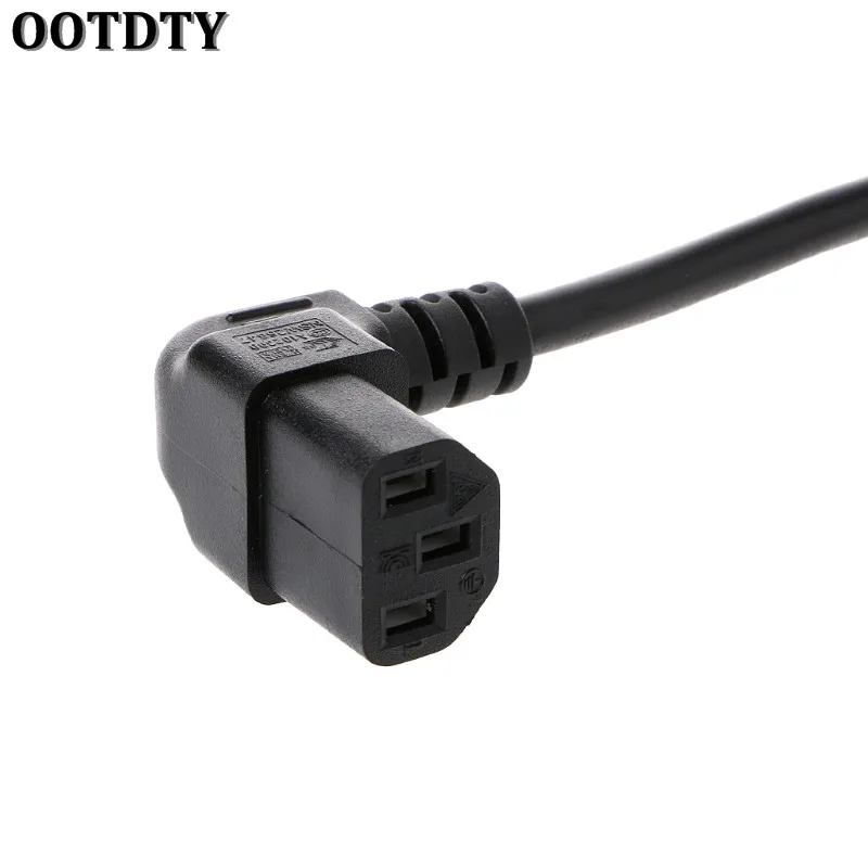 Удлинительный кабель OOTDTY 1 шт. C14 штекер Папа-папа C13 Мама PDU/UPS 90 градусов под