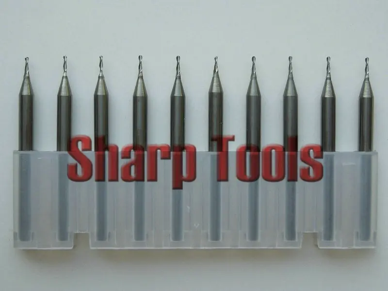 Точность x 3 мм 2 канавки биты с шариковой носой фрезы из карбида вольфрамовой