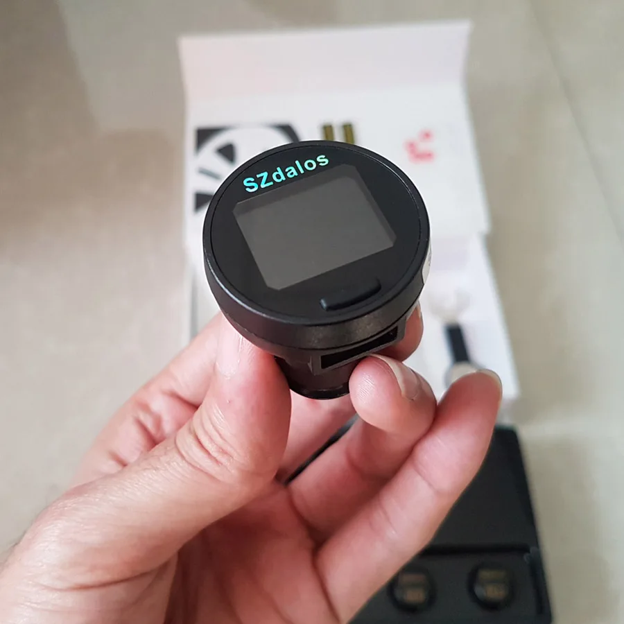 SZDALOS TP200 TPMS Автомобильная Беспроводная система контроля давления в шинах+ 4 мини-датчика сигаретного контроля давления в шинах