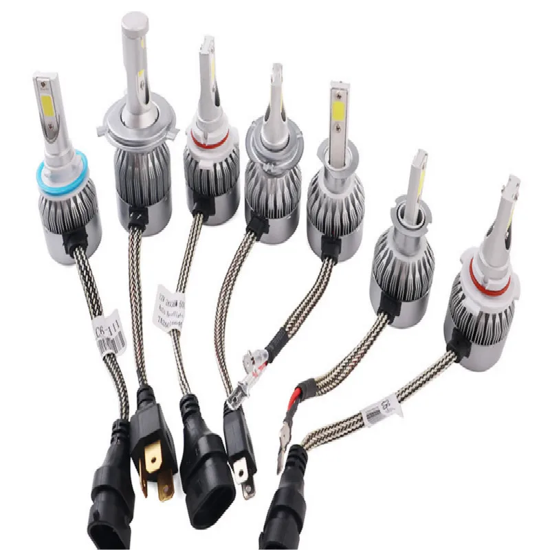 

36 Вт H1 h3 Светодиодная лампа h4 led 12V h7 led H8 H11 13 9005 9006 9007 Бесплатная доставка