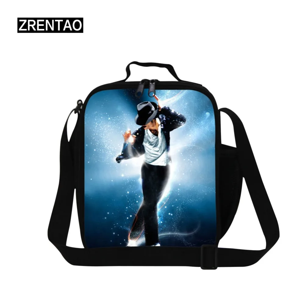 

Small MJackson Portable Lunch Bag Thermal Insulated Lunch Box Tote Cooler Bento Box Lunch Container School Food Storage Bags
