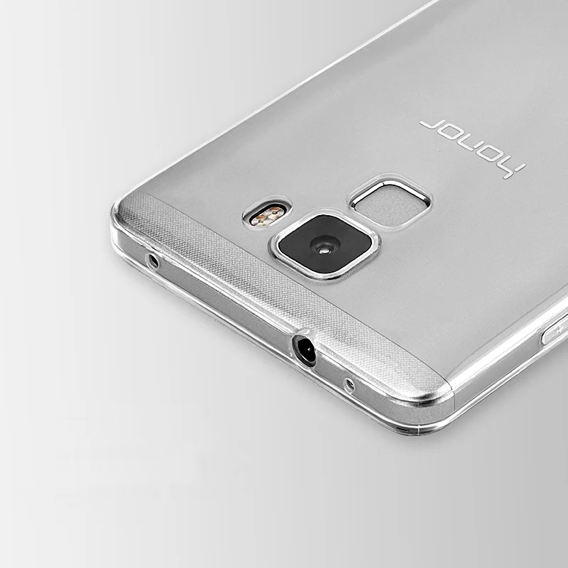 Для huawei Honor 7 Чехол прозрачный кристально чистый силиконовый мягкий чехол для huawei Honor 7 чехол для телефона s кожа