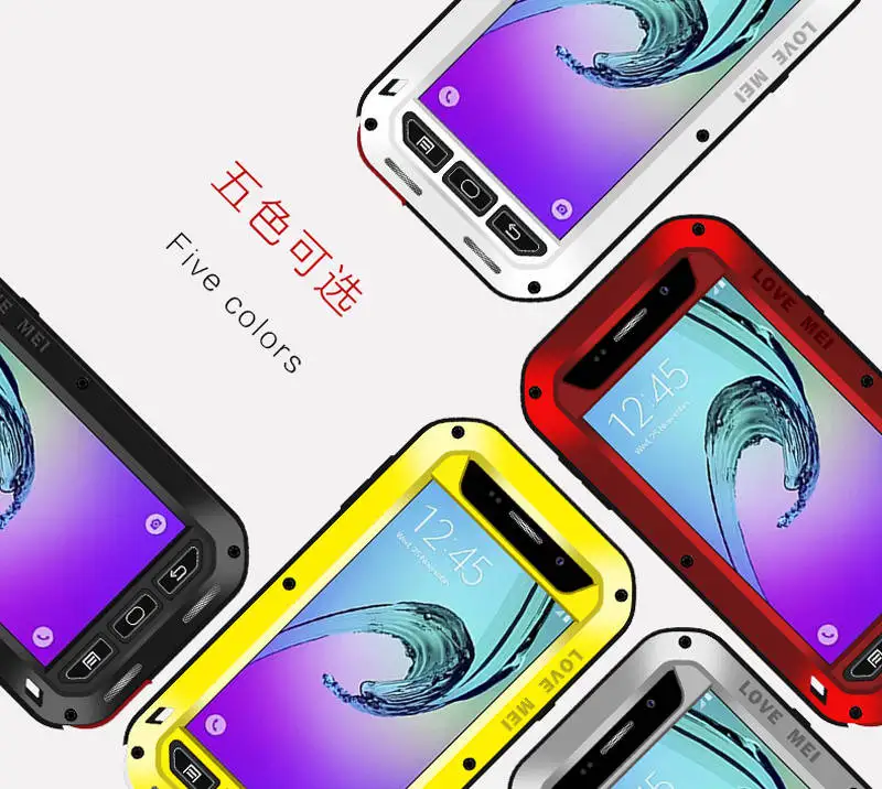 С Gorrila стеклянная крышка для samsung A3 чехол A300 противоударный металлический сверхмощный чехол для samsung Galaxy A3 чехол s Броня