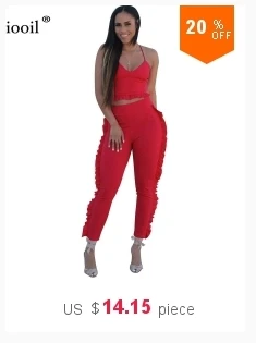 Liooil Sexy Skinny Ruffle Rompers Womens Jumpsuit Long Pants Short Sleeve Zipper Bodycon Party African Woman Jumpsuits Overalls