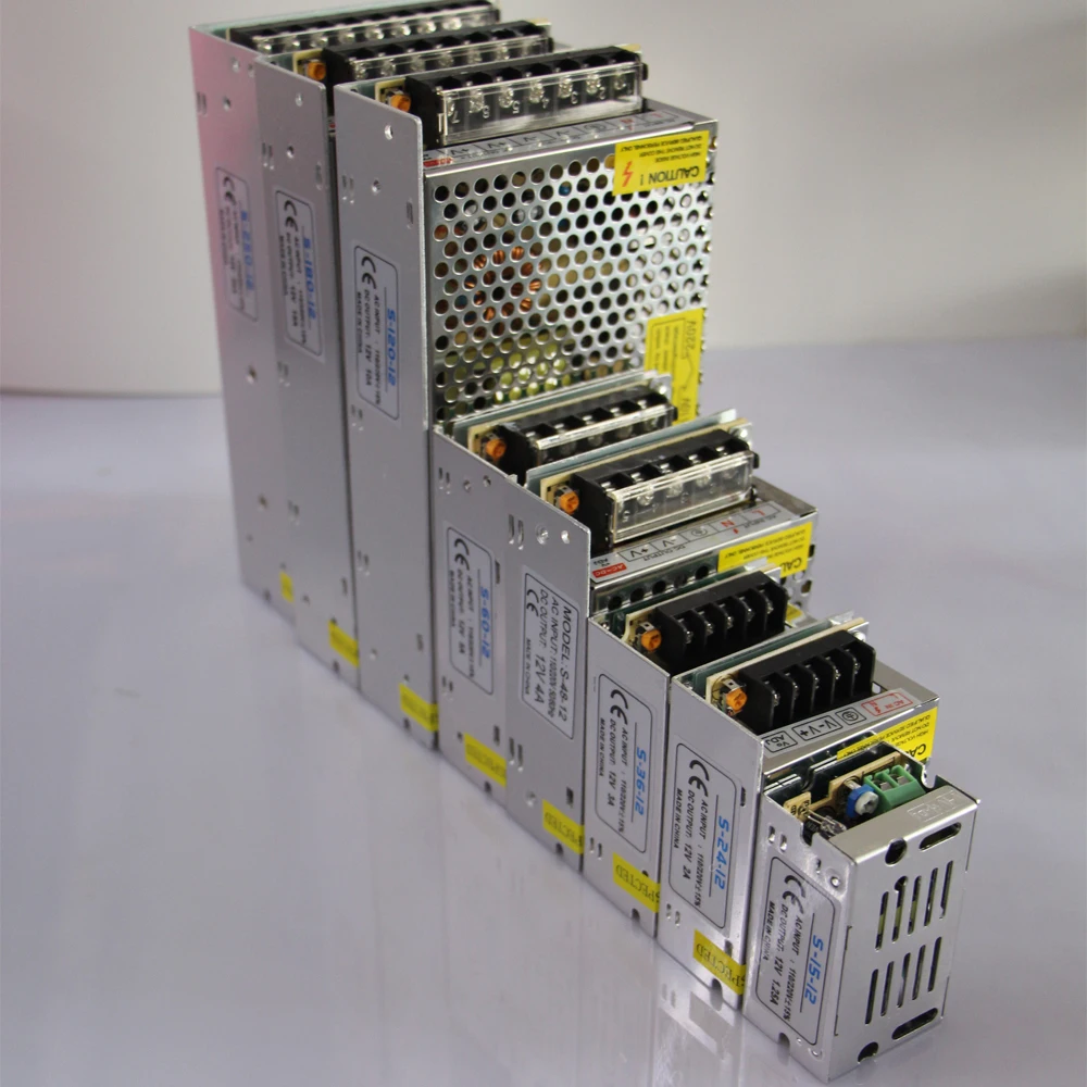 Светодиодная лента адаптер питания AC 110 В 220 к DC 12 24 1A 5A 10A 15A 20A 30A 40A 50A led