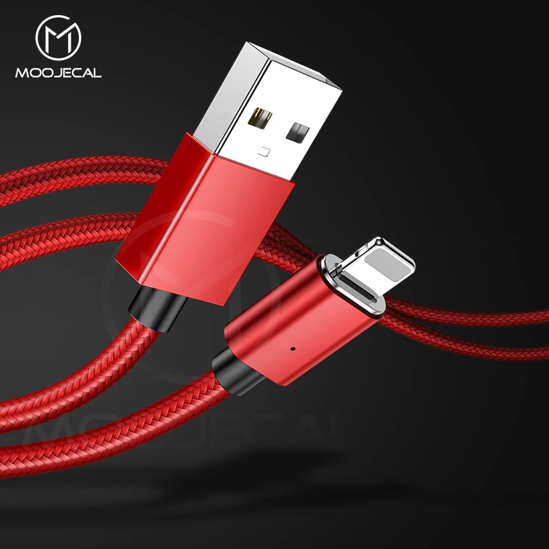 MOOJECAL USB кабель для iPhone X XS MA XR 8 7 6 5 6s S plus Магнитный мобильного телефона зарядное