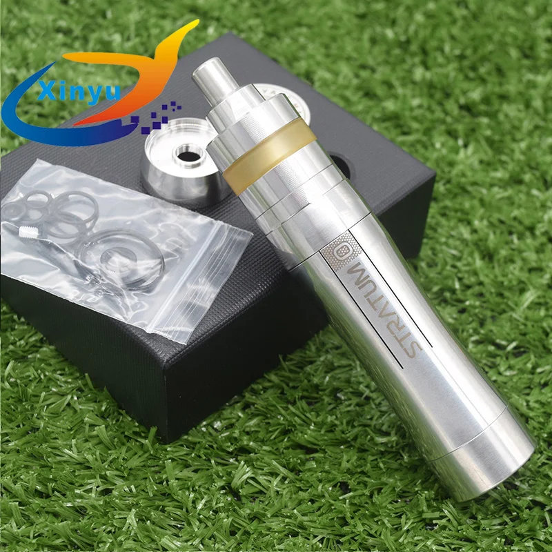 Мод YFTK из нержавеющей стали 316L mech Stratum zero с аккумулятором KAYFUN LITE rta 18650/20700/21700