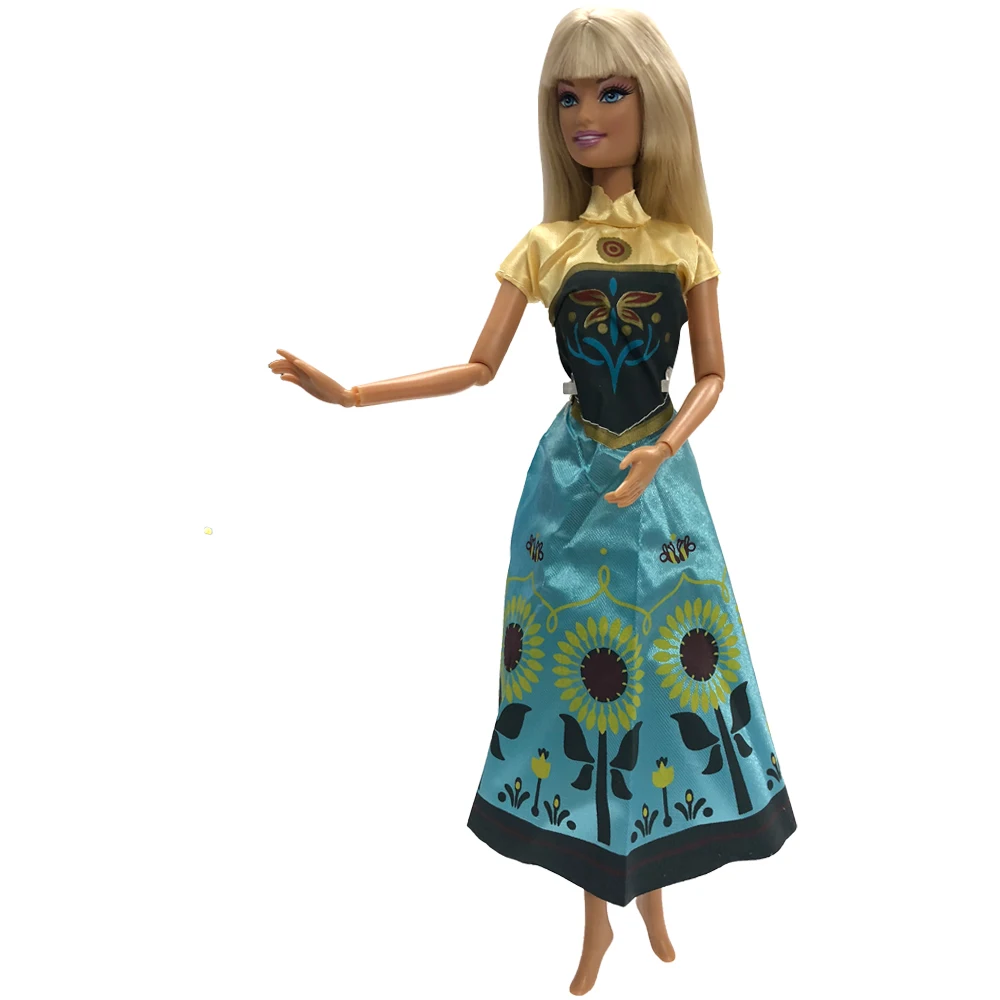 NK один комплект Кукла Принцесса Эльза фильм похожее платье сказка свадебное