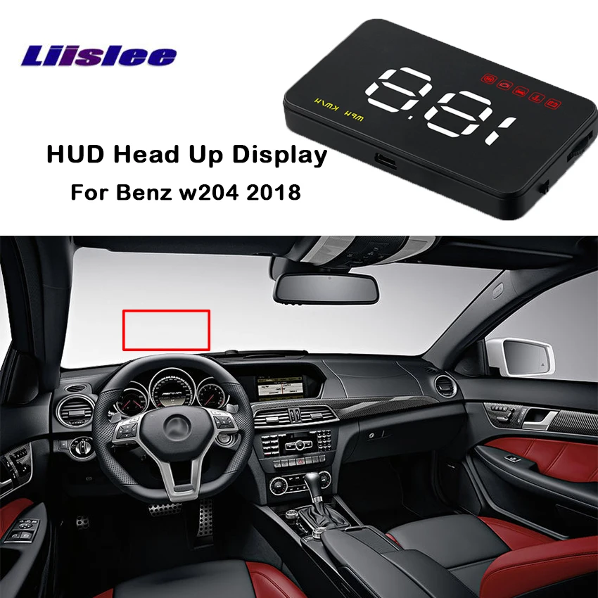 Liislee для Mercedes Benz w204 Head up display HUD автомобиля установлен дисплей навигации A1000 автомобиля дисплей голова проектор