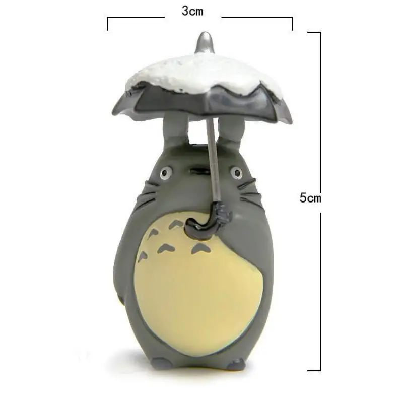 1 шт. кавайная фигурка животного Тоторо полимерные миниатюрные фигурки щенков