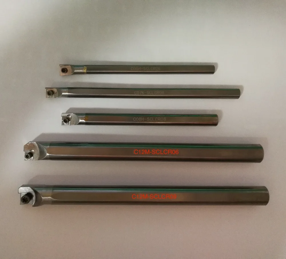 

C07K-SCLCR06 Carbide Internal Turning Lathe Bar Tool Holder For CCMT06, Used on CNC Lathe Machine,shockproof