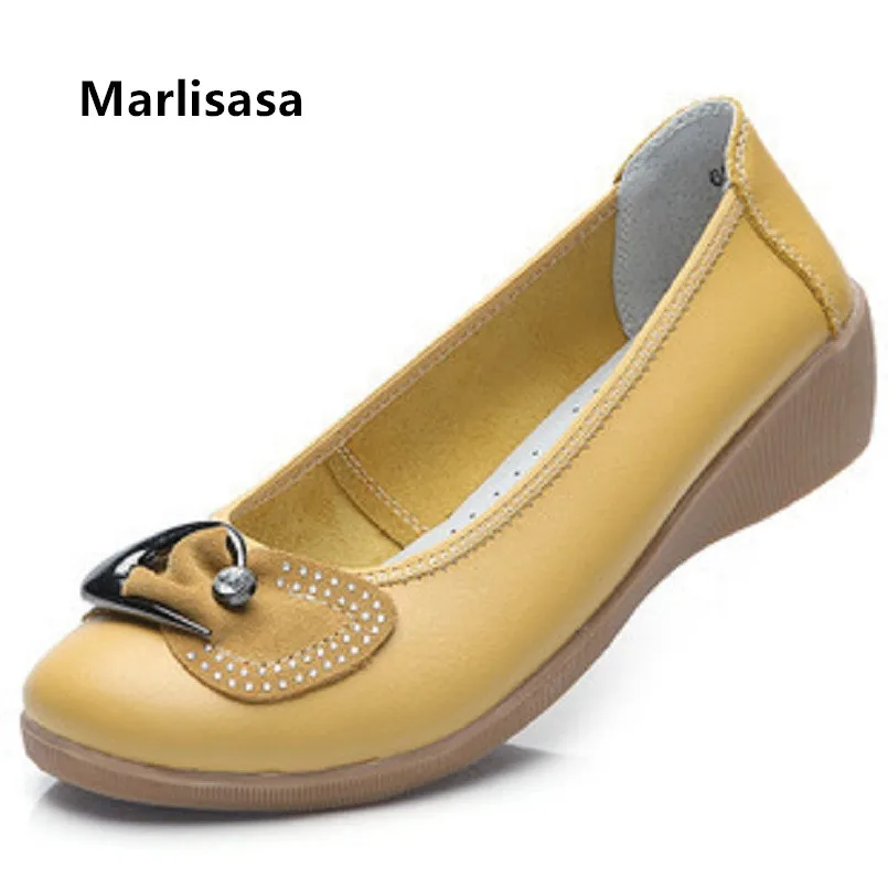 

Классические женские белые туфли на плоской подошве без шнуровки высокого качества; женские модные милые кожаные туфли с нескользящей подо...