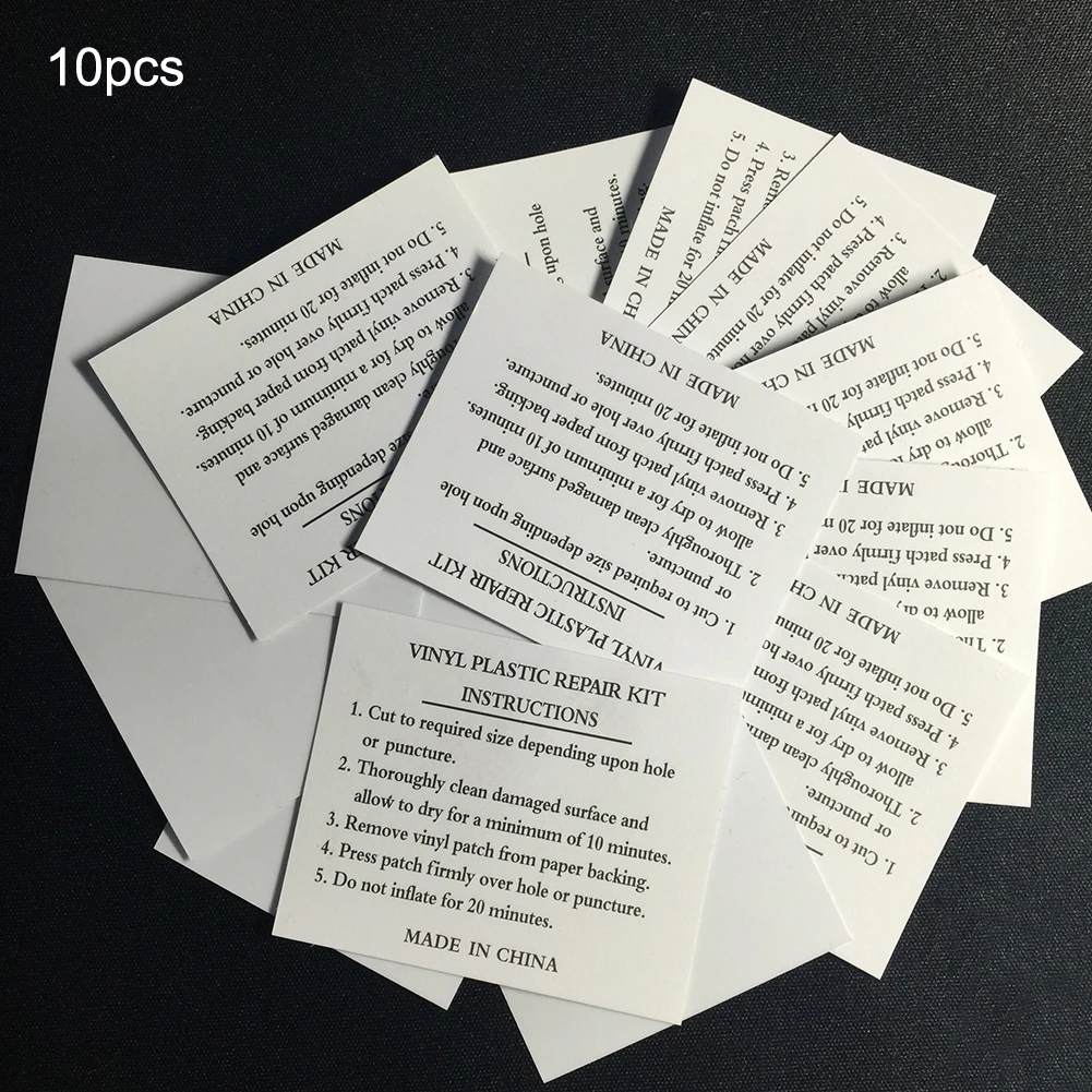 Набор пластырей для ремонта проколов надувного бассейна 10 шт./пакет ремонт