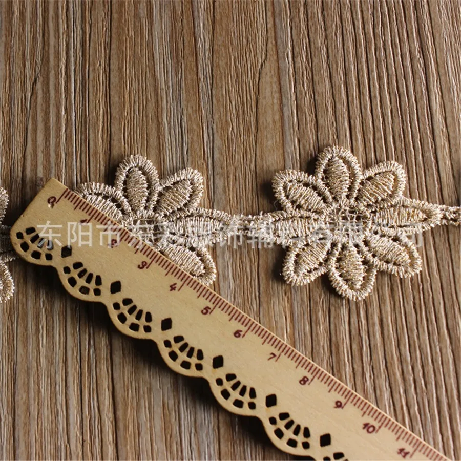 Кружевная лента с вышивкой 15 ярдов | Дом и сад