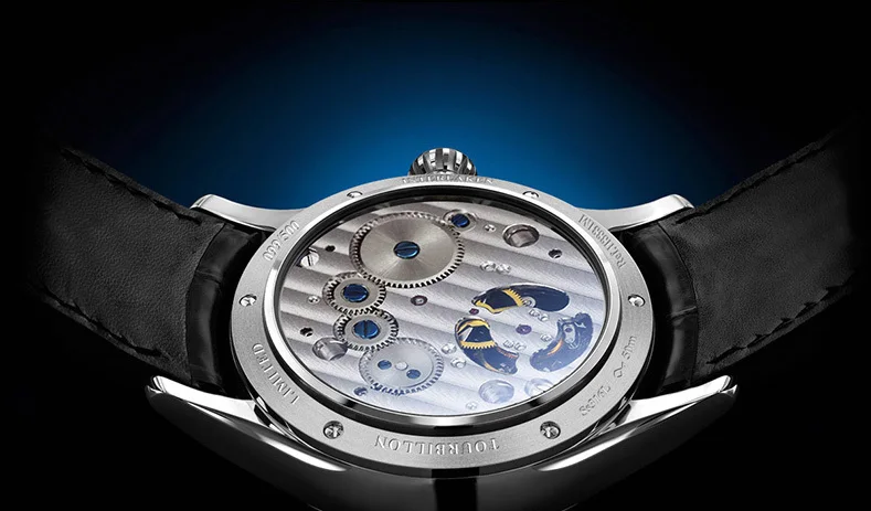 LOBINNI люксовый бренд часы для мужчин Швейцария Tourbillion механические мужские часы сапфир Водонепроницаемые часы энергетический дисплей L8886-8