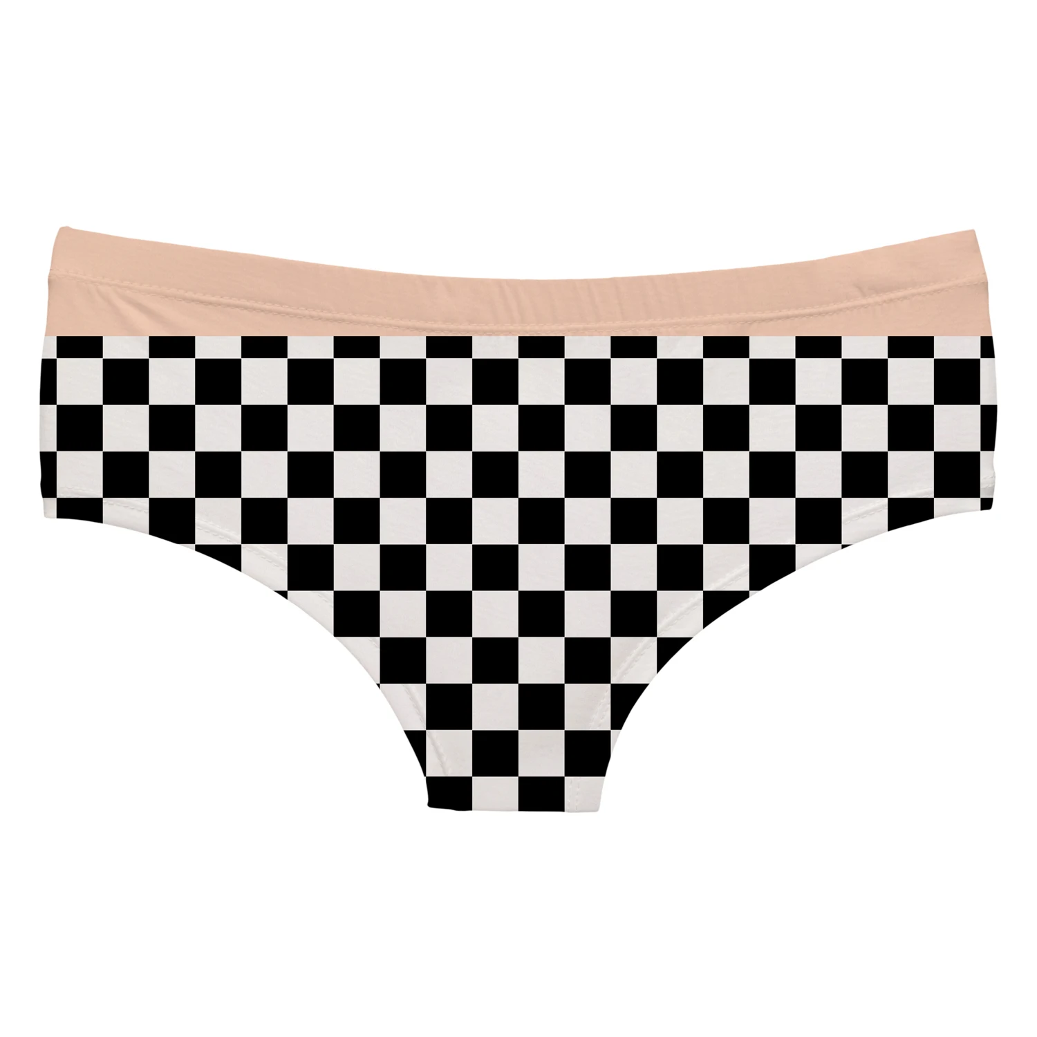 Peachy Chessboard женские трусики 3D розовый рисунок лошади полиэстер женское нижнее белье Радуга Птица Единорог банан девушка трусы