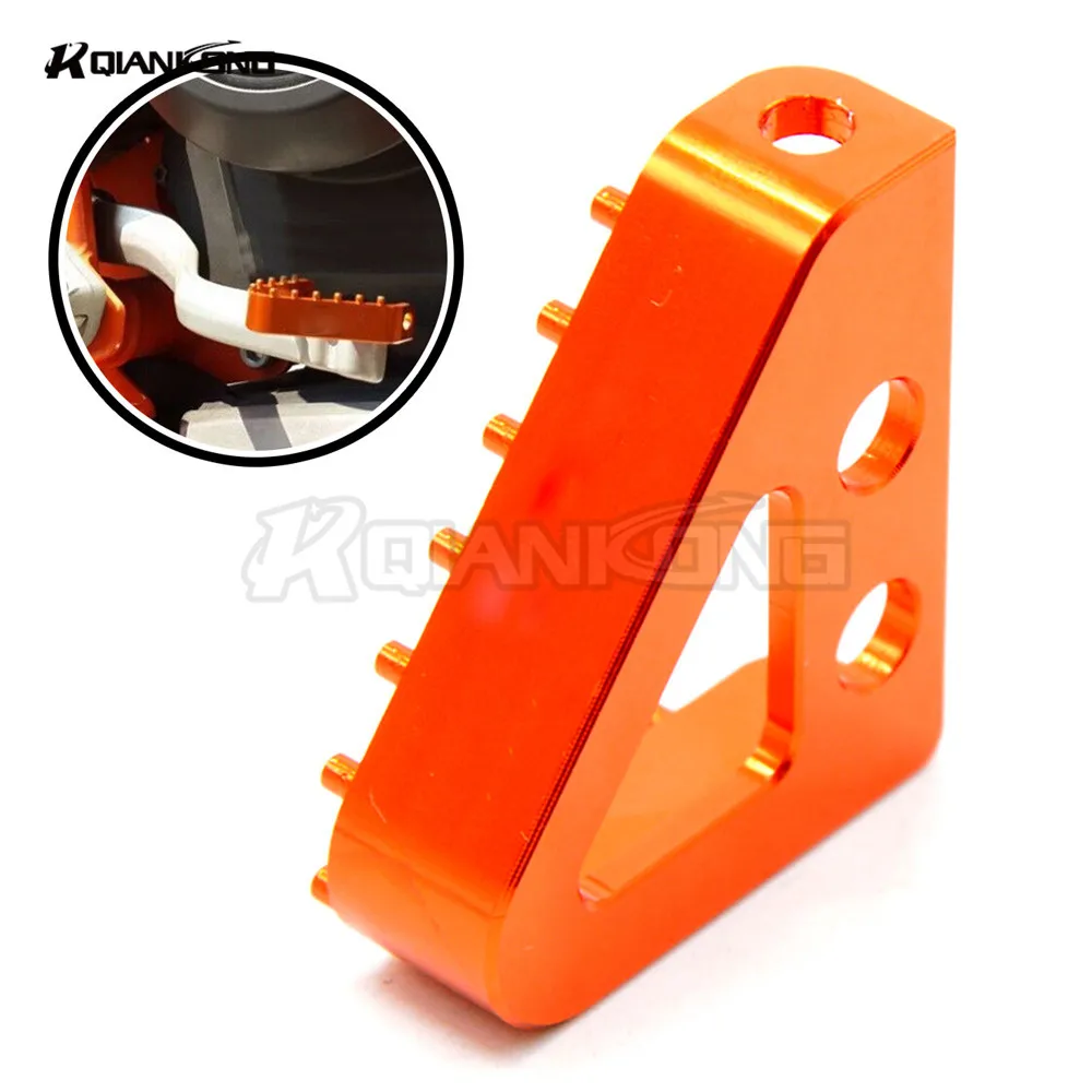 Высококачественная мотоциклетная педаль ножного тормоза оранжевого и черного