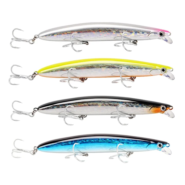 Lure set 4 pieces 4 шт./лот Nunatak SK008 блесна рыболовные приманки 20 г 125 мм 0,3~ 0,9 м искусственные приманки набор жестких приманок для рыбалки воблер приманка - Цвет: Lure set 4 pieces